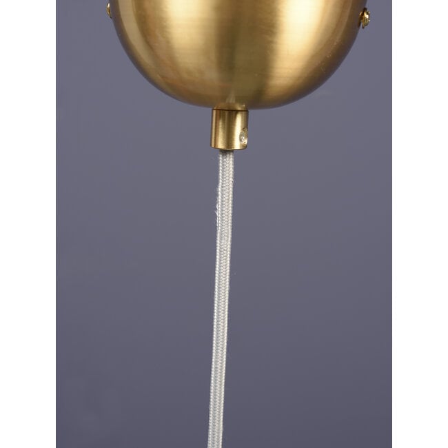 it's about RoMi Hanglamp glas Brussels Ø 14 transparant/goud druppel
