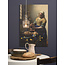 it's about RoMi Hanglamp glas Brussels Ø 13 transparant/goud rechtvormig