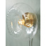 it's about RoMi Wandlamp glas Brussels Ø 27 goud/transparant