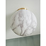 it's about RoMi Plafonniere glas/ijzer Carrara bol wit marmerprint/goud L