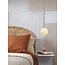 it's about RoMi Hanglamp glas/ijzer Carrara bol wit marmerprint/goud  S
