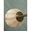 it's about RoMi Hanglamp glas/ijzer Carrara 3-arm met 6 bollen wit marmerprint/goud