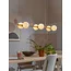 it's about RoMi Hanglamp glas/ijzer Carrara 6-bollen wit marmerprint/goud