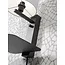 it's about RoMi Wandlamp ijzer Florence E14 met plank+usb incl. dimmer zwart