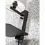 it's about RoMi Wandlamp ijzer Florence E14 met plank+usb incl. dimmer d. linnen