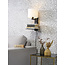 it's about RoMi Wandlamp ijzer Florence E14 met plank+usb incl. dimmer wit