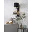 it's about RoMi Wandlamp ijzer Florence plank+usb+leeslamp 15000hrs incl. dimmer zwart