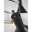 it's about RoMi Plafonniere ijzer Izmir 3-arm zwart/goud accent