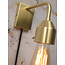 it's about RoMi Wandlamp ijzer Madrid 18x7xh.14cm goud S
