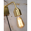 it's about RoMi Wandlamp ijzer Madrid 18x7xh.14cm goud S