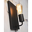 it's about RoMi Wandlamp ijzer Madrid b.15xh.25cm zwart L