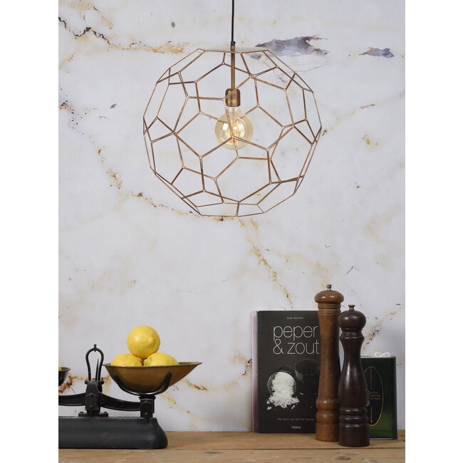 it's about RoMi Hanglamp draadijzer Marrakesh Ø34 koper S