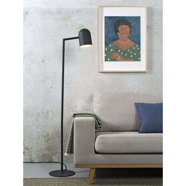it's about RoMi Vloerlamp ijzer Marseille zwart