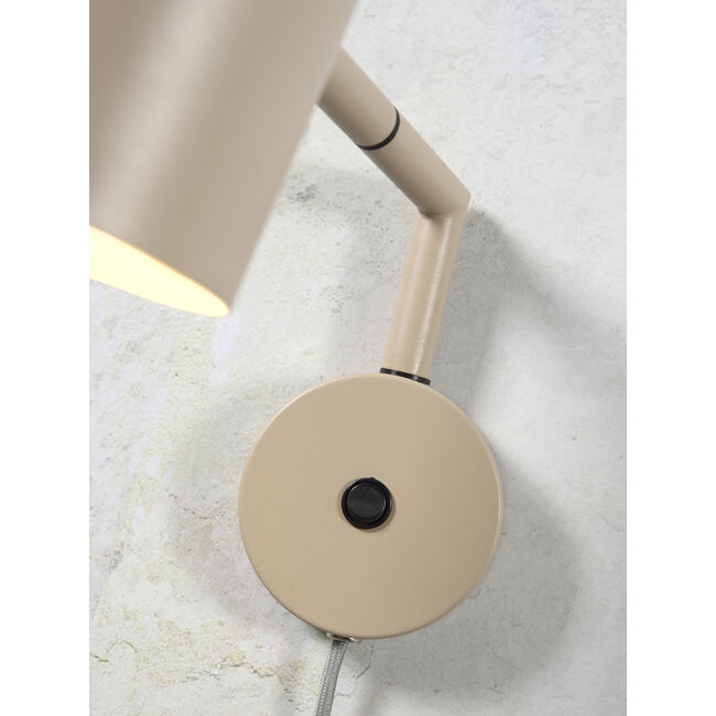 it's about RoMi Wandlamp ijzer Marseille zand