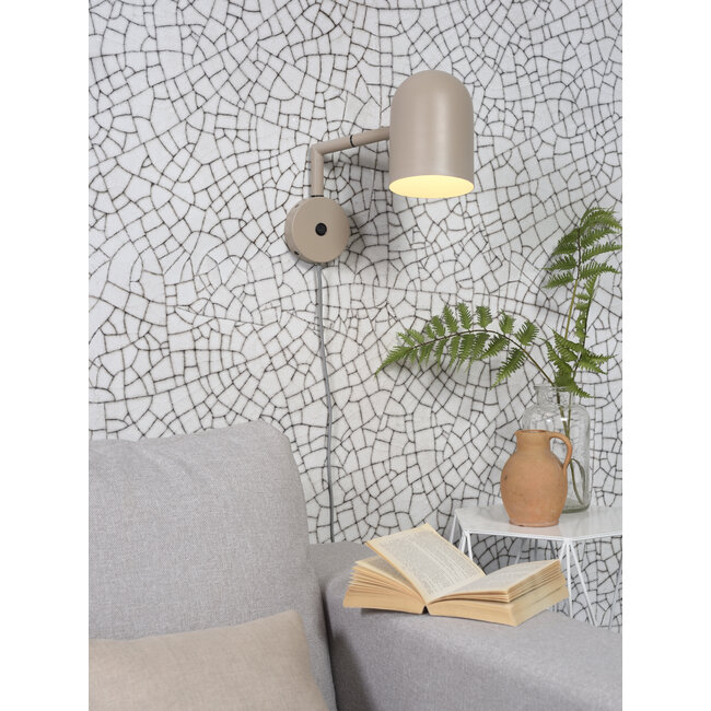 it's about RoMi Wandlamp ijzer Marseille zand