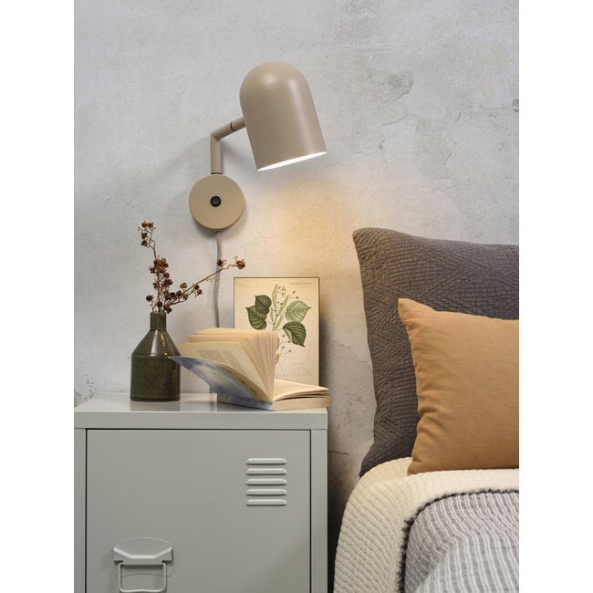 it's about RoMi Wandlamp ijzer Marseille zand