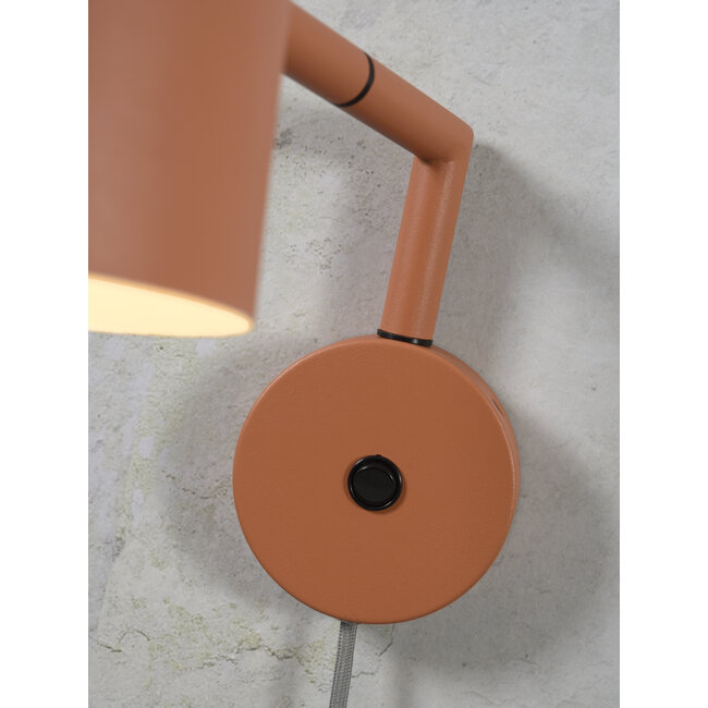 it's about RoMi Wandlamp ijzer Marseille terra
