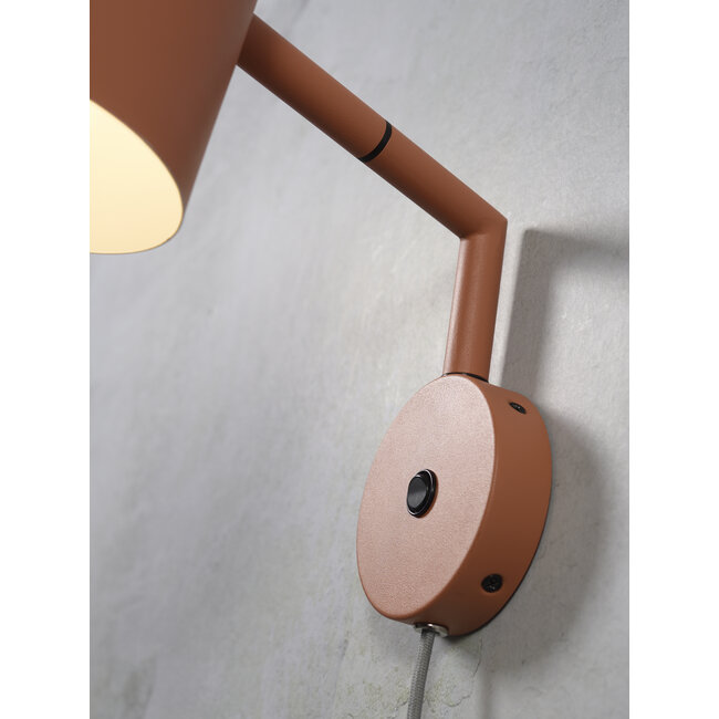 it's about RoMi Wandlamp ijzer Marseille terra