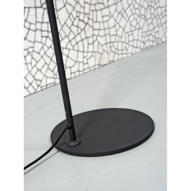 it's about RoMi Vloerlamp ijzer Montreux LED 5W/tube h.11x55cm zwart