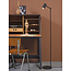 it's about RoMi Vloerlamp ijzer Montreux LED 5W/tube h.11x55cm zwart