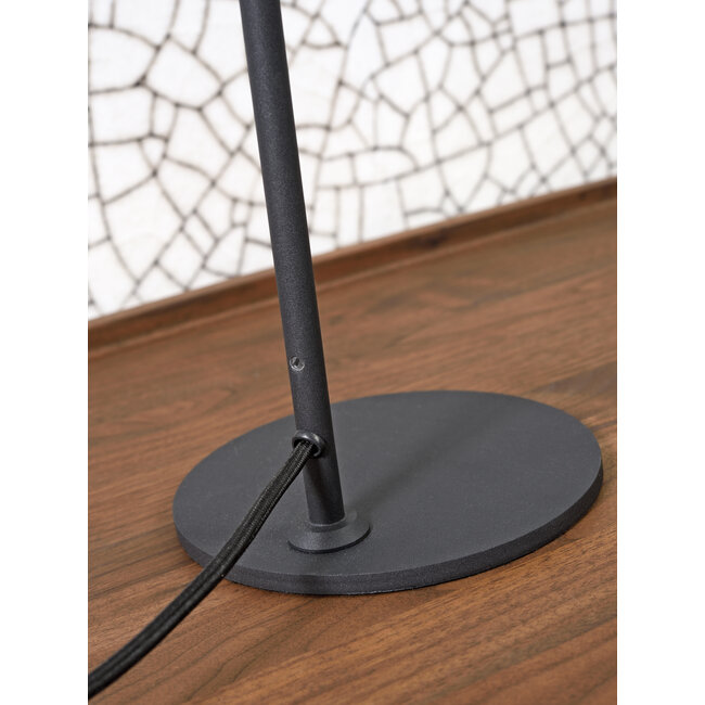 it's about RoMi Tafellamp ijzer Montreux LED 5W/tube h.11x55cm zwart