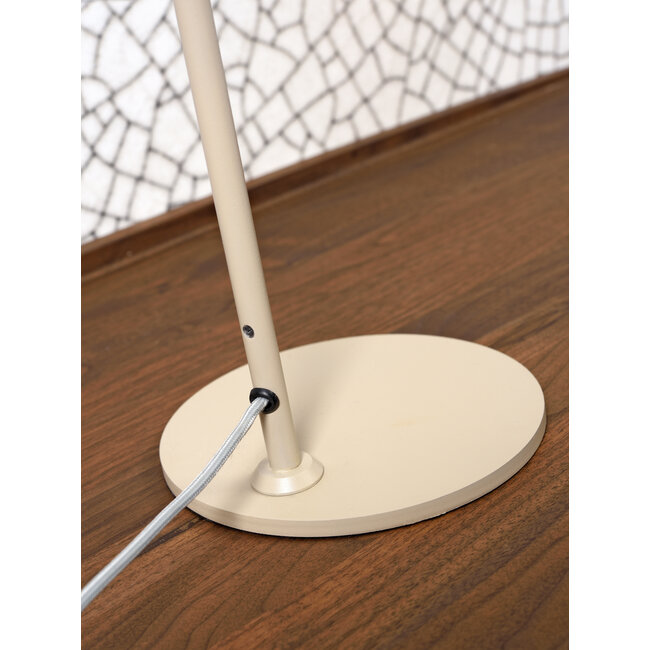 it's about RoMi Tafellamp ijzer Montreux LED 5W/tube h.11x55cm zand