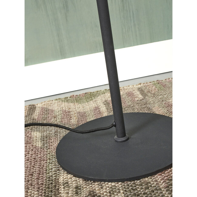 it's about RoMi Vloerlamp ijzer Salamanca 2 kappen h.145 kap Ø16 zwart