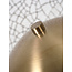 it's about RoMi Tafellamp ijzer/marmer Toulouse h.45cm kap Ø25 goud