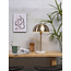 it's about RoMi Tafellamp ijzer/marmer Toulouse h.45cm kap Ø25 goud