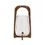 Light en Living Windlicht Ø26x48 cm ANOSY glas helder+hout naturel