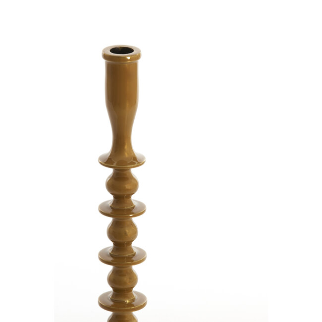 Light en Living Kandelaar Ø10x42,5 cm MERAKO glanzend okergeel goud