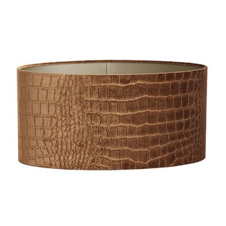Light en Living Ovale lampenkap PRAYA bruin 45x21x22 cm