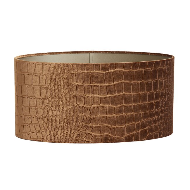 Light en Living Kap ovaal recht smal 45-21-22 cm PRAYA  bruin
