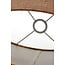 Light en Living Ovale lampenkap PRAYA bruin 45x21x22 cm - Light & Living
