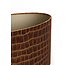 Light en Living Kap ovaal recht smal 45-21-22 cm PRAYA  bruin