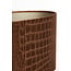 Light en Living Ovale lampenkap PRAYA bruin 45x21x22 cm - Light & Living