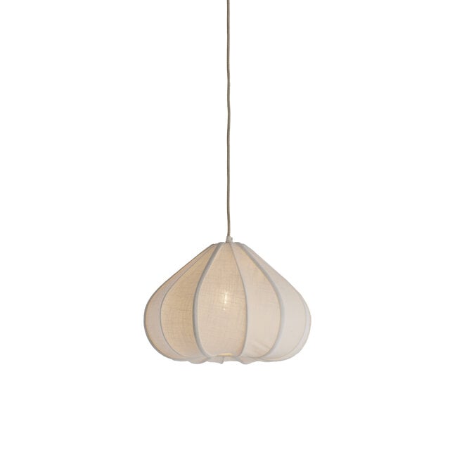 Light en Living Hanglamp Ø38,5x28 cm ZUBEDA crème