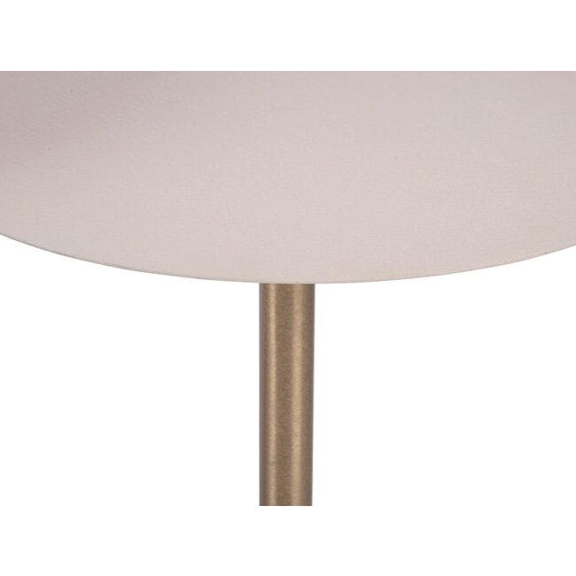 Leitmotiv Bijzettafel Dex Warm grijs Ø 40 cm