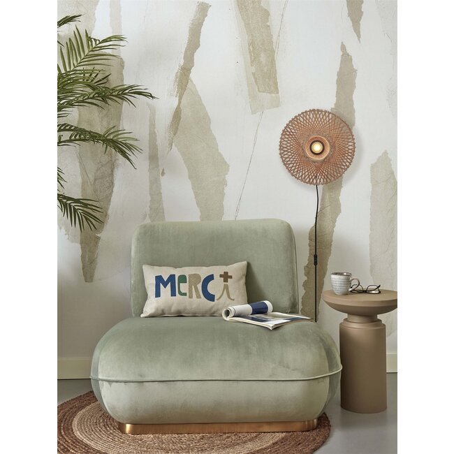 Good&Mojo Wandlamp Kalimantan XS 30cm naturel - Duurzaam & Sfeervol