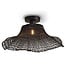 Good&Mojo Plafondlamp Ibiza wavy S zwart