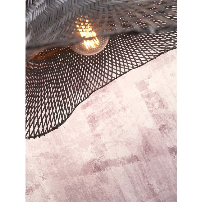 Good&Mojo Plafondlamp Ibiza Wavy S Zwart - Duurzaam Design van Good&Mojo