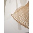 Good&Mojo Vloerlamp Ibiza L white met naturel kap