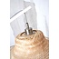 Good&Mojo Vloerlamp Ibiza L white met naturel kap
