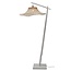 Good&Mojo Vloerlamp Ibiza L white met naturel kap