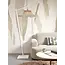 Good&Mojo Vloerlamp Ibiza L white met naturel kap