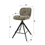 WoonStijl Barstoel Comfort draaibaar Boucle Wit