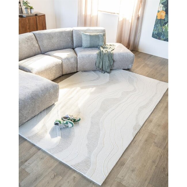 By Boo Vloerkleed Soil 160x230 cm - off white