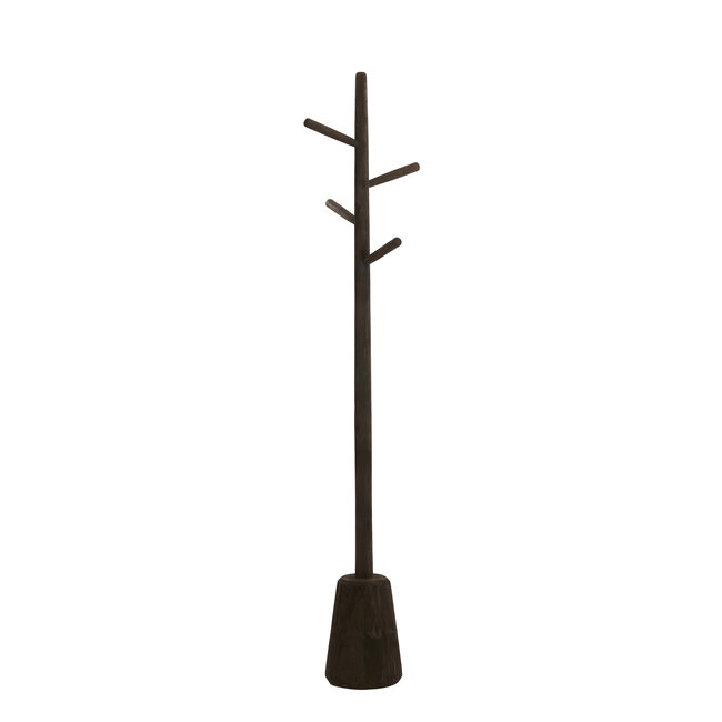 Light en Living Kapstok Ø20x152 cm YENICE hout roodbruin