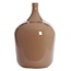 Light en Living Vaas Ø36,5x56 cm INCA glas glans karamel