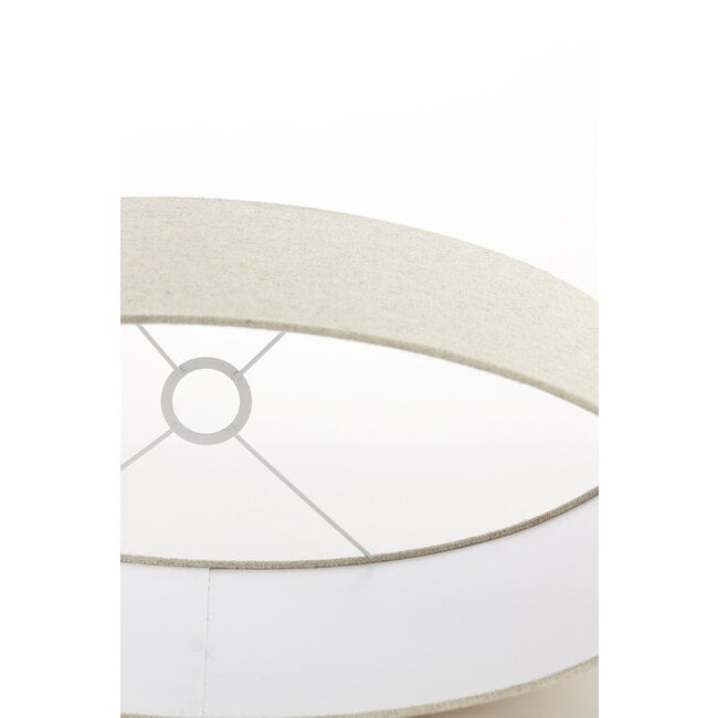 Light en Living Kap ovaal recht smal 38­-17,5-­28 cm LIVIGNO naturel